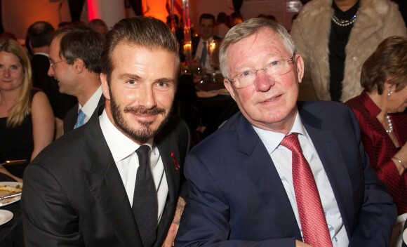 Mandatory Credit: Photo by Piers Allardyce/REX (5465023c)
David Beckham & Sir Alex Ferguson
Grassroot Soccer fundraising gala to mark World Aids Day, London, Britain - 01 Dec 2015